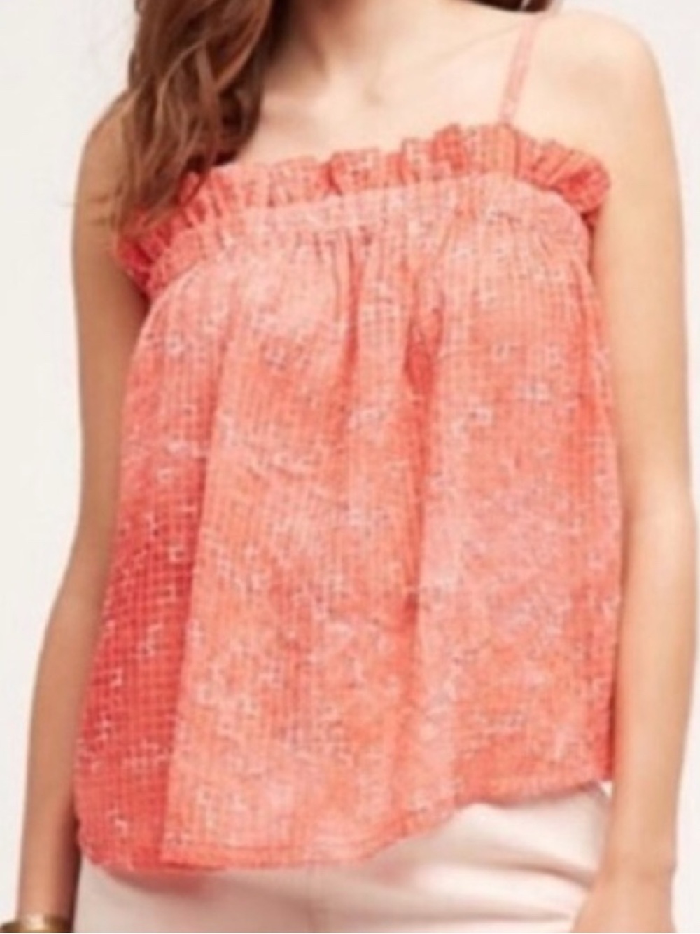 NWT Women’s Anthropologie Coral Tank